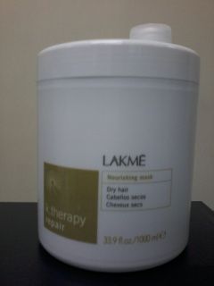 Máscara de Hidratação LAKMÉ- Importada Barcelona- para Cabelos Secos 1000ml